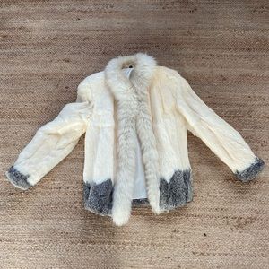 Vintage Rabbit Fur Coat